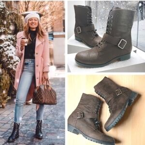 Miu‎ Miu Stylish Dark Brown Women's Boots